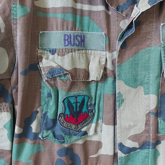 US Air Force Warm Weather Jacket Woodland Camo Air Combat Command, medium - Picture 2 of 9